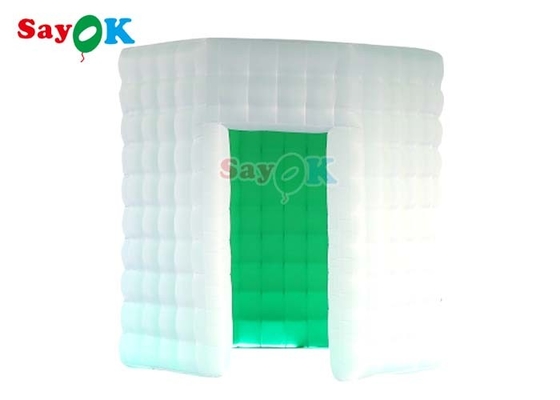 La cabina oval Inflatble de la foto de Warehouse llevó la tienda con el ventilador