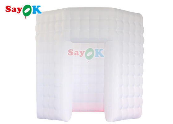 Cabina inflable de la foto del paño blanco de Oxford para el acontecimiento sin plomo
