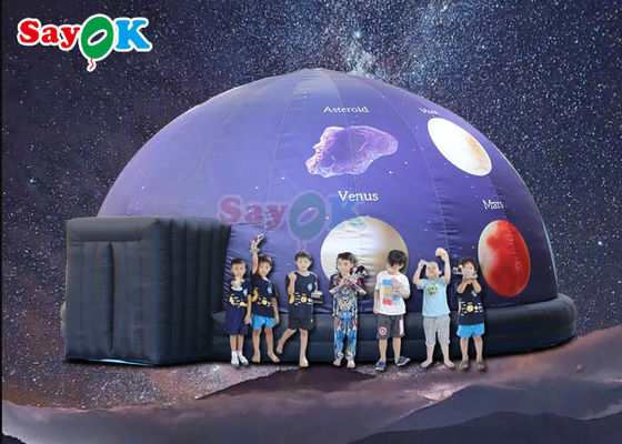Tenda de Planetario Inflables Portátil 360 proyección móvil Tenda de eventos de la cúpula del planetario