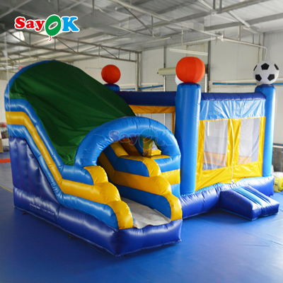 Casa de salto inflable de grado comercial con tobogán Casa de salto inflable Castillo de salto para juguete del parque