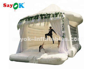 Despedida inflable blanca al aire libre comercial para casarse tamaño modificado para requisitos particulares