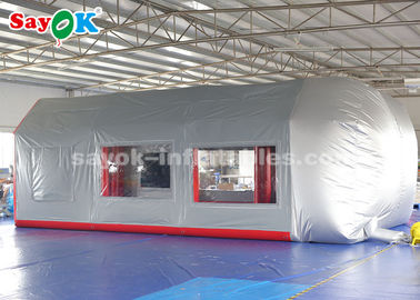 Tienda de automóviles inflable Mobile Inflatable Paint Spray Booth con filtro de esponja para el mantenimiento del automóvil