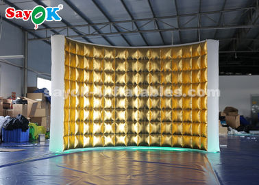 Pared inflable 3*1.5*2.3mH del partido de las decoraciones de la cabina atractiva inflable de la foto para la publicidad