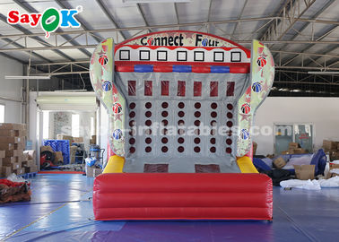 Juego inflable del tiroteo de la blanco del baloncesto de los juegos de los deportes de los deportes de la diversión inflable de los juegos