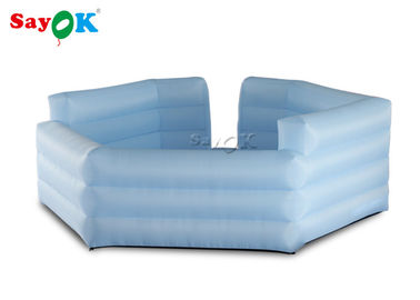Juegos inflables inflables del ventilador de Gaga Ball Pit With Electric de los juegos de los deportes del paño de Oxford para los niños