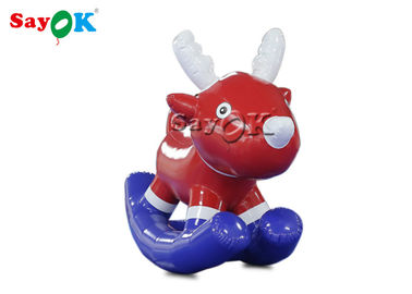 El bebé inflable del caballo mecedora juega PVC 1.8x0.7x1.8 Mh Pony Horse inflable