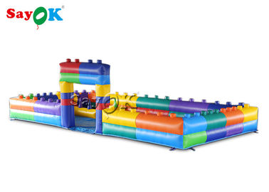 Cerca inflable del coche de parachoques de los juegos de los niños de la prenda impermeable grande inflable del patio