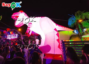 Dinosaurios inflables de la aduana los 4m LED para la decoración del acontecimiento