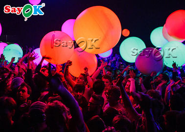 globos llevados inflables del 1.5m para el anuncio del acontecimiento del partido