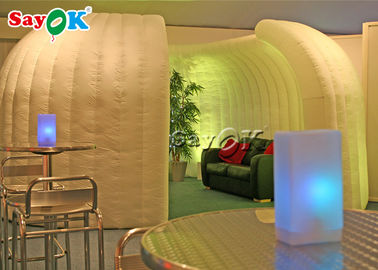 Tienda inflable portátil de encargo de la bóveda del partido 6.5x2.4mH de la tienda inflable de la familia para el acontecimiento casero