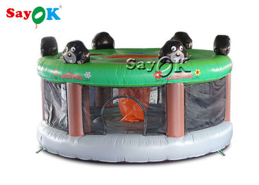 Topo inflable del porrazo A del PVC de los juegos del adulto inflable al aire libre de los niños con el ventilador