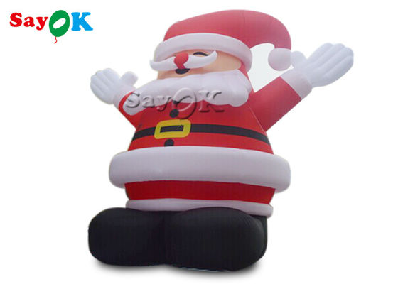 10m la Navidad Santa Model For Advertising inflable