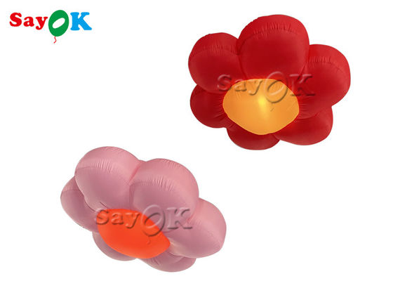 Flor de iluminación inflable artificial de encargo 190T del 1.5m los 2m