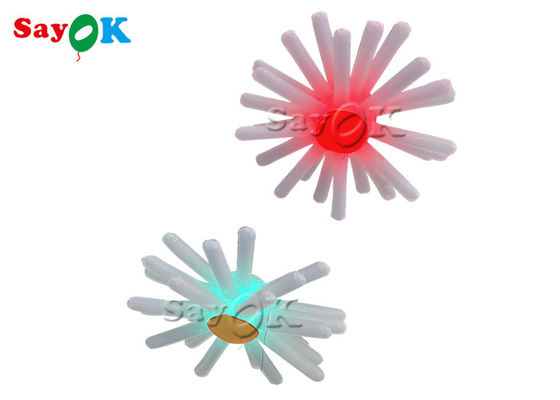 Flor inflable colgante del acontecimiento con multicolor de las luces