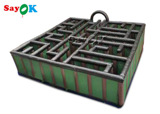 Carrera de obstáculos inflable inflable de los juegos de los deportes de los niños el 10x10x2.5m de los juegos del carnaval