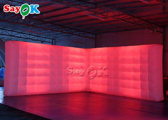 El partido por encargo llevó la pared inflable ligera del aire 5x2.5mH