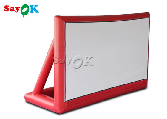 La pantalla inflable del teatro modificó la porción al aire libre del aparcamiento para requisitos particulares del cine inflable de la pantalla de cine del Pvc de los 7.25m los 24ft