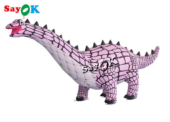 Personajes publicitarios inflables 1m / 3.3ft Alto tamaño natural Ankylosaurus Dinosaurio inflable con soplador para decoración del patio