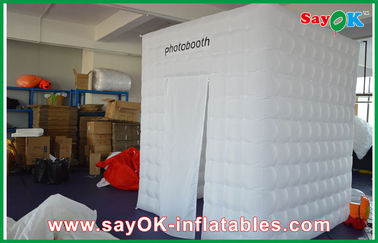 cabina inflable de la foto del paño de 210D Oxford con la luz llevada
