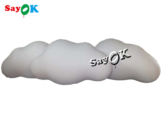 techo inflable de encargo de los productos de 3M el 10ft que cuelga el globo de la nube del PVC con las luces LED