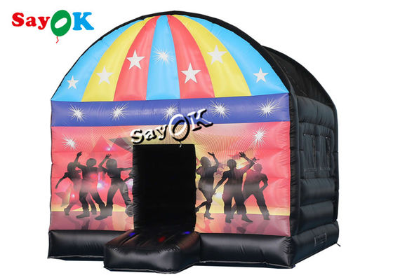 Casa inflable de la despedida de la mejor de la tienda los 5m el 16.5ft bóveda inflable del disco con la luz del disco