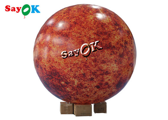 La decoración de iluminación inflable de la etapa del concierto grande explota Sun ardiendo para la noche del partido