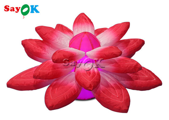 decoración de la etapa del pasillo de los 3.28ft con las luces inflables rojas que cuelgan loto