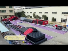 150m 495ft Commercial Inflatable Obstacle Course For Adult