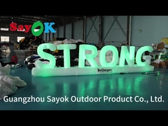 decoración de iluminación inflable