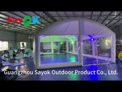 Techo de piscina inflable Edificio de cúpula de burbujas cubierta de aire tienda de agua cubierta