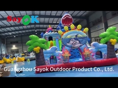 Commercial Inflable Castillo Inflable Jumping Combo Casa de Salto Inflable Castillo Salto Deslizamiento