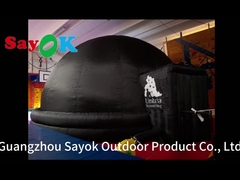Tenda de cúpula de planetario para cine cine y niños equipos educativos escolares