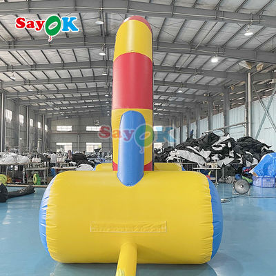 Juego de doble cara 13ft Inflatable Fútbol Dart Board Inflatable Fútbol Dart Kick Goal Juego para Juego de deportes al aire libre