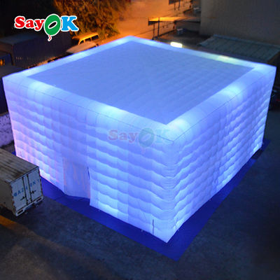 100 personas gigante LED fiesta al aire libre evento discoteca carpa inflable