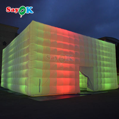 100 personas gigante LED fiesta al aire libre evento discoteca carpa inflable