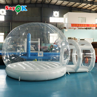Casa de las burbujas transparente con salto de burbujas inflable para todler