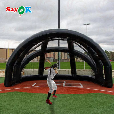 Redes de bateo portátiles impermeables carpa de béisbol inflable carpa de bateo de béisbol inflable para deportes