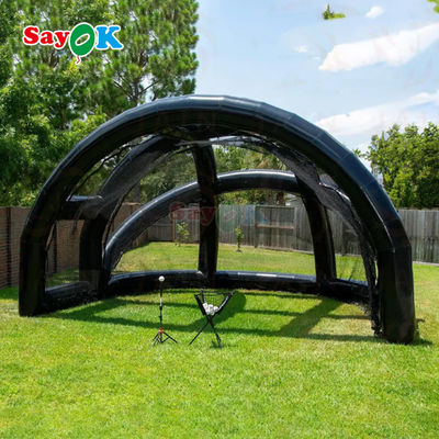 Redes de bateo portátiles impermeables carpa de béisbol inflable carpa de bateo de béisbol inflable para deportes
