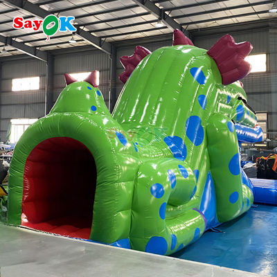 PVC de alta calidad personalizado Gran castillo de salto al aire libre Fun City Parque inflable juguete tobogán casa de rebote