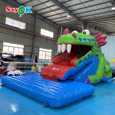 PVC de alta calidad personalizado Gran castillo de salto al aire libre Fun City Parque inflable juguete tobogán casa de rebote