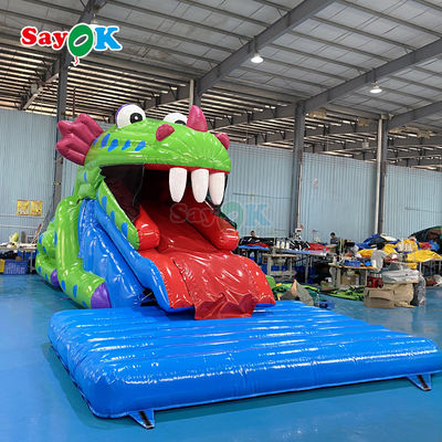 PVC de alta calidad personalizado Gran castillo de salto al aire libre Fun City Parque inflable juguete tobogán casa de rebote