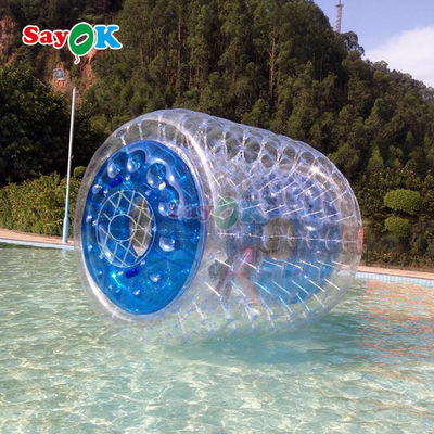 Sayok inflables PVC transparente hámster humano Zorb rodante bola de rodillo de agua paseo de juego de pelota para juguetes acuáticos