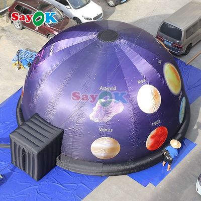 Cúpula de planetario inflable a prueba de viento