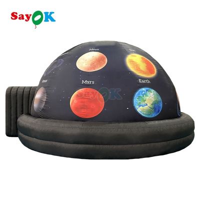 Professional Grey Projection Fabric Durable Oxford Fabric Customizable Size Inflatable Planetarium Dome Portable Planetarium Tent