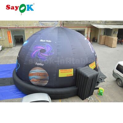 Carpa de cine 3D domo inflable portátil Planetario proyector de 5m Planetario para la escuela