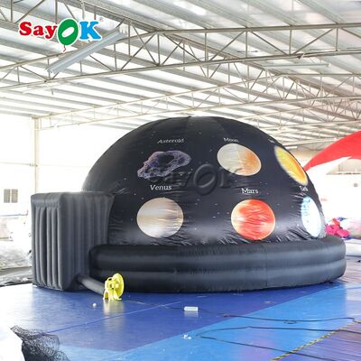 Sayok 5m 16ft personalizado de impresión completa Inflable Planetario Cúpula Tienda para Niños Educación con soplador de aire