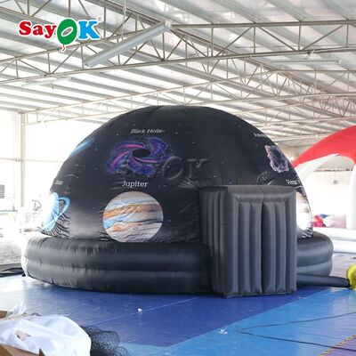 Sayok 5m 16ft personalizado de impresión completa Inflable Planetario Cúpula Tienda para Niños Educación con soplador de aire