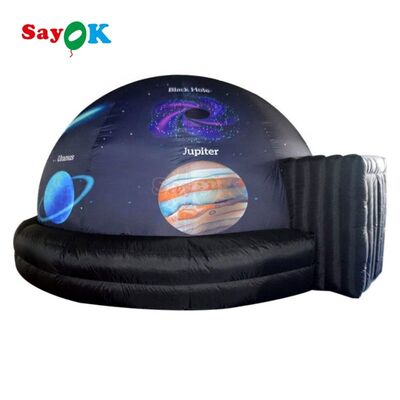 Sayok Impresión digital de 6 m Planetario móvil domo carpa de astronomía inflable portátil para escuelas