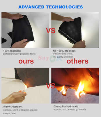 Sayok Impresión digital de 6 m Planetario móvil domo carpa de astronomía inflable portátil para escuelas