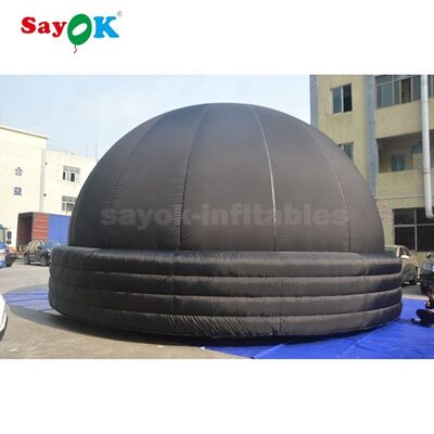 Sayok 100% apagado 6m Negro Planetario Proyector Cúpula Proyección 360 grados Planetario tienda de campaña para la venta